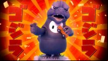 With a purposeful grimace and a terrible sound, Godzilla is coming to Fall Guys