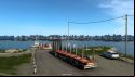 Crossing a Russian ferry in Euro Truck Simulator 2