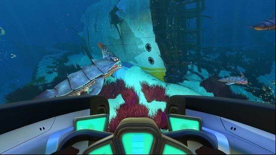 Best submarine games: the view from the inside of a futuristic submarine