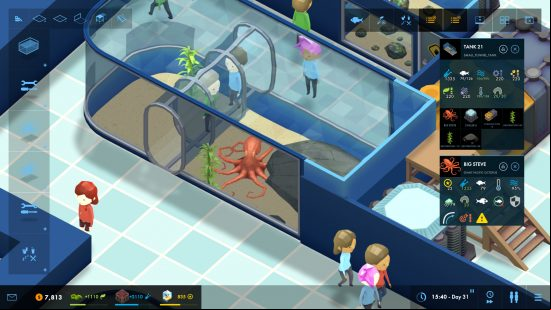 Tycoon games: running a successful sea life center in Megaquarium