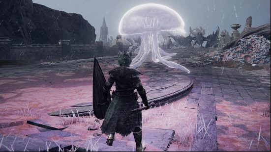 Best Elden Ring summons spirit ashes - the Tarnished uses the Jellyfish spirit ash.