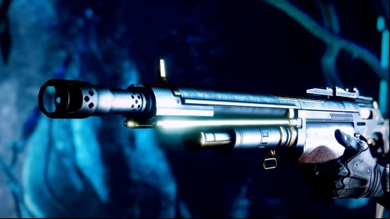 The best Destiny 2 Exotics in Season of the Seraph: Looking down the barrel of Dead Man's Tale.