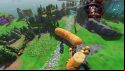 Tiny Tina's Wonderlands review: An overworld path that's being blocked by a cheese puff