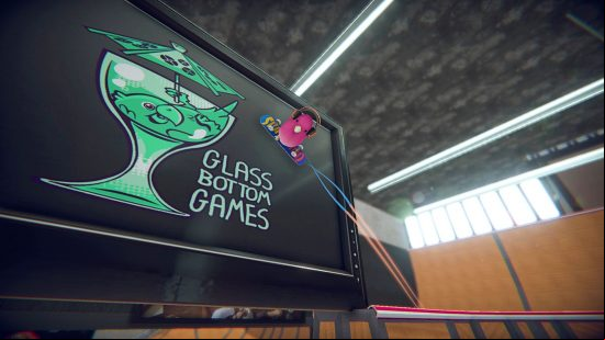 Best skateboard games: a budgie on a miniature skateboard performs a wallride