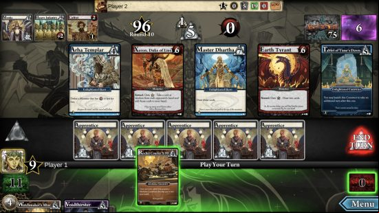 Best card games PC: building a deck in Ascension