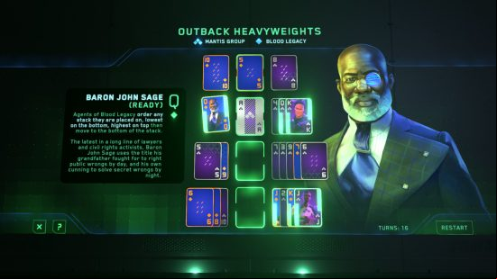 Best card games PC: taking on the Outback Heavyweights in The Solitaire Conspiracy