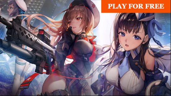 Best PC games on mobile: Several Nikke soldiers arming up for battle.