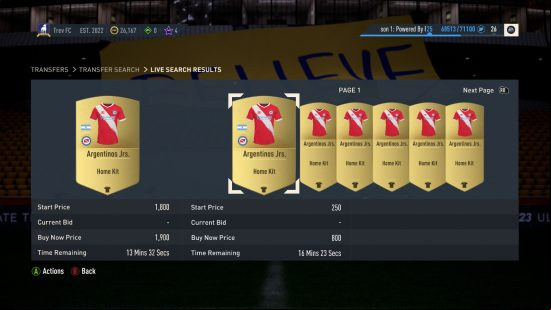 Best FIFA 23 kits: Argentinos Juniors