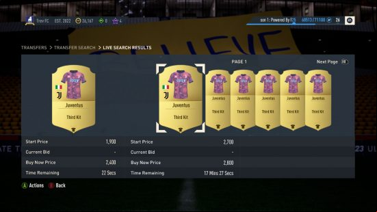 Best FIFA 23 kits: Juventus third kit