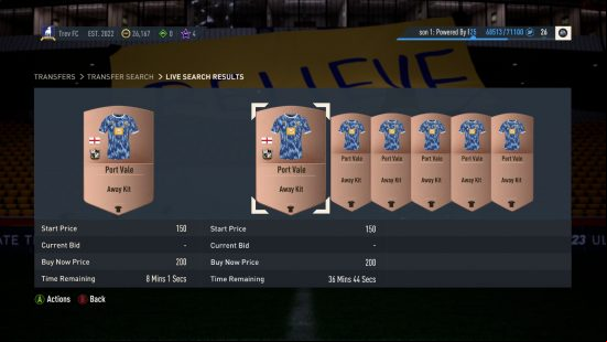 Best FIFA 23 kits: Port Vale away kit