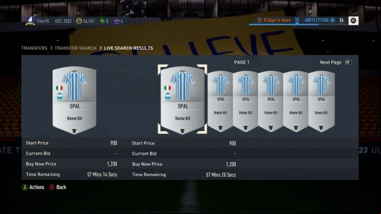 Best FIFA 23 kits: SPAL home kit