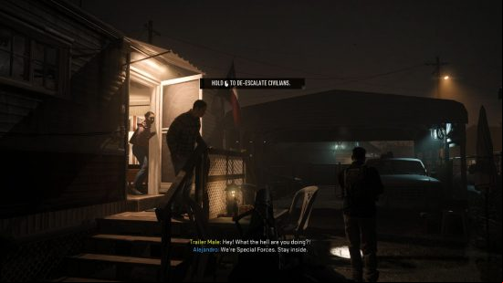 Modern Warfare 2 review: de-escalating a situation on the US border