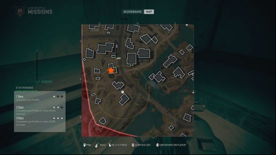 Modern Warfare 2 spec ops intel: Low Profile intel fragment 6 map