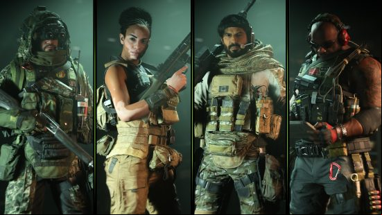 Modern Warfare 2 operators and factions: a lineup of four different soliders