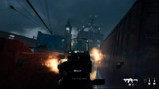 Modern Warfare 2 review: Shooting across a cargo ship on Wetwork