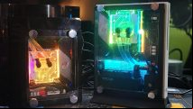 The Xbox One S and PS3 look great as water cooled gaming PCs