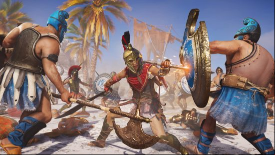 Assassin's Creed is too big – AC: Mirage has to be smaller and shorter: Ancient Grecian warriors do battle in Assassin's Creed: Odyssey