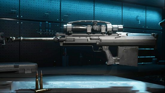 Best Warzone 2 Signal 50 loadout: side view of the base Signal 50 in the Gunsmith