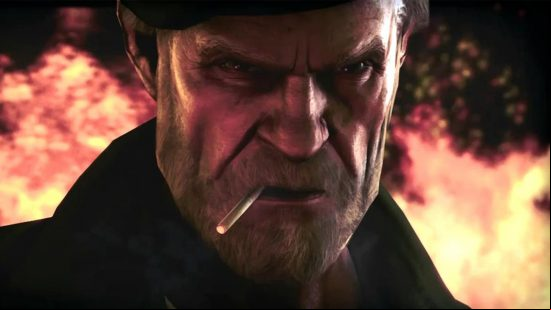 Games like Left 4 Dead and Payday 2: a grizzled man smokes a cigarette