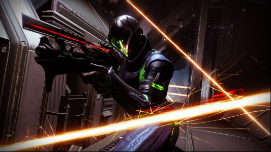 Destiny 2 Revision Zero exotic quest - perks, missions, and more: A Guardian traverses electrical currents.