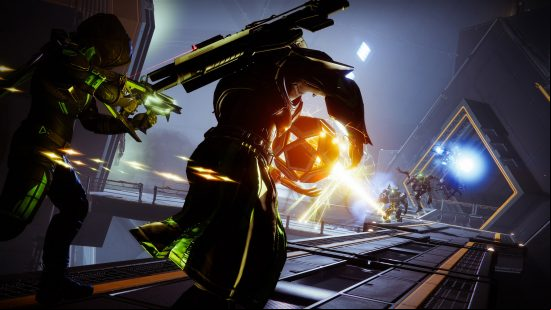Destiny 2 season 19 guide: new dungeon, weapons, and story: A Guardian carries a piece of Rasputin's submind.