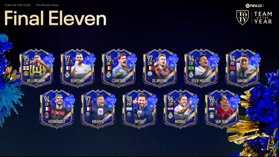 FIfa 23 TOTY full squad