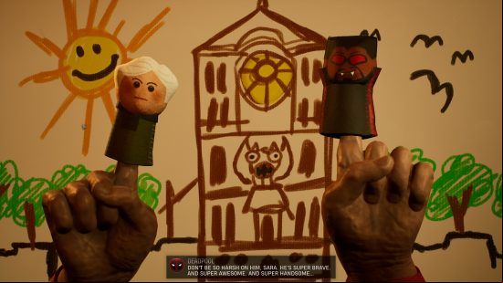 Midnight Suns Deadpool DLC: a crudly made finger puppet show