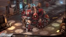 Here's a Chaos Helbrute in Warhammer 40k Rogue Trader