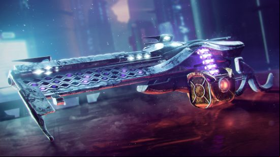 Destiny 2 Lightfall exotics list: The Deterministic Chaos heavy Void machine gun.