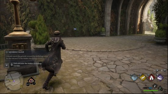 Hogwarts Legacy Daedalian Keys locations: Quad Courtyard
