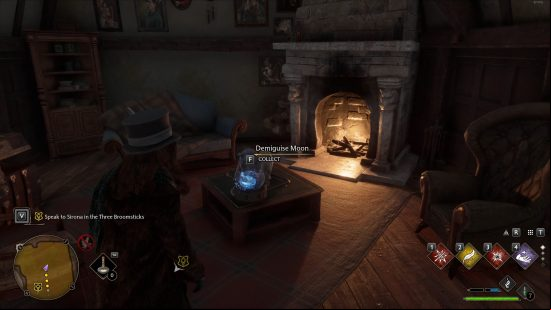 Hogwarts Legacy Demiguise Statue locations: Three Broomsticks private room