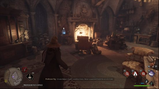 Hogwarts Legacy Demiguise Statue locations: Professor Fig's office
