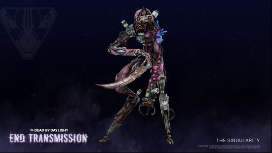 Dead by Daylight killers tier list: The Singularity from the End Transmission chapter, a cybernetic creature made of a mix of metals and organic biomatter.