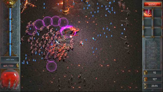 While it doesn't have much in common aside from its visuals, Halls of Torment definitely captures the atmosphere of the best games like Diablo.