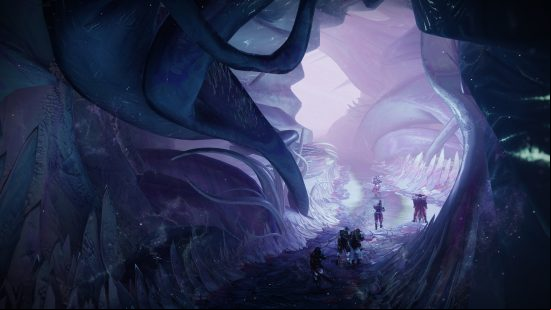 Destiny 2 Root of Nightmares guide: A Tornmeter stalks a corridor: Activating the portal.