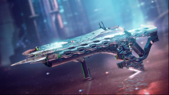 Lightfall exotics: a sleek, futuristic assault rifle