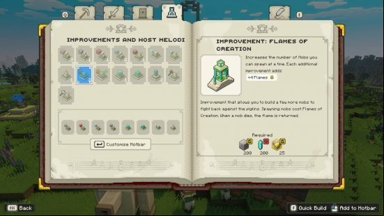 Minecraft Legends mob limit increase - the Flames of Creation improvement.