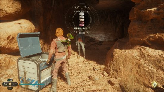 A desert terrain houses new BD-1 cosmetics