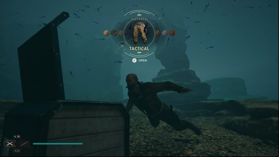An underwater dive to find the Star Wars Jedi Survivor tactical outfit