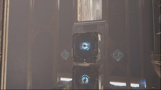 Pulling blocks in the Star Wars Jedi Survivor Chamber of Detachment 