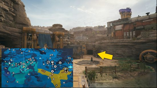 A map shows the location of the Star Wars Jedi Survivor Harvest Reach Nekko puzzle solution