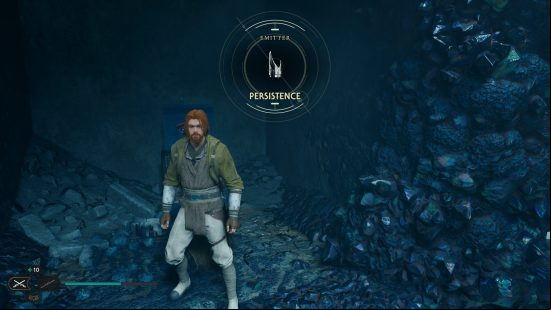 Cal Kestis locates more Star Wars Jedi Survivor Lightsaber parts in a cave