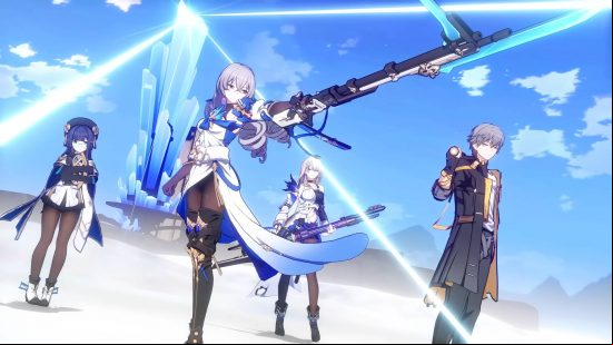 Best Honkai Star Rail Bronya build - Bronya is commanding her allies to attack.