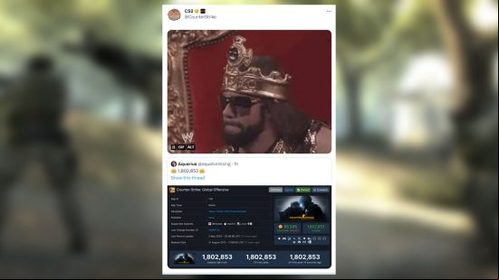 CSGO player count soars up 20% to another new record