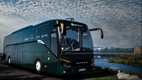 ETS2 mods allow you to drive a large black bus