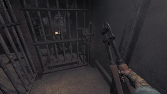 On your quest to find the Amnesia the Bunker detonator handle you will come across a gate which needs bolt cutters to open