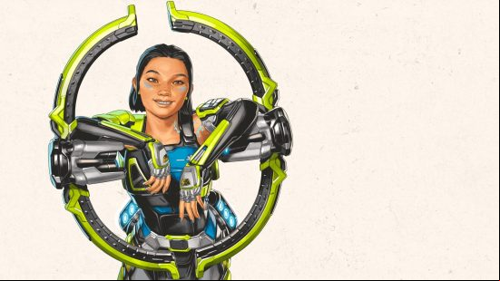 Apex Legends characters: a person wearing futuristic looking armor.
