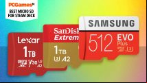 Best microSD card for Steam Deck 2025