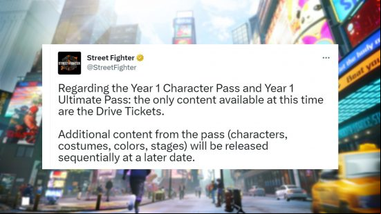 A response from Capcom about Street Fighter 6 DLC packs
