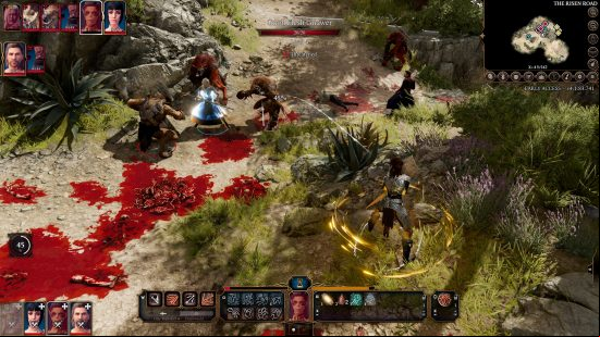 Lae'zel prepares to attack in Baldur's Gate 3